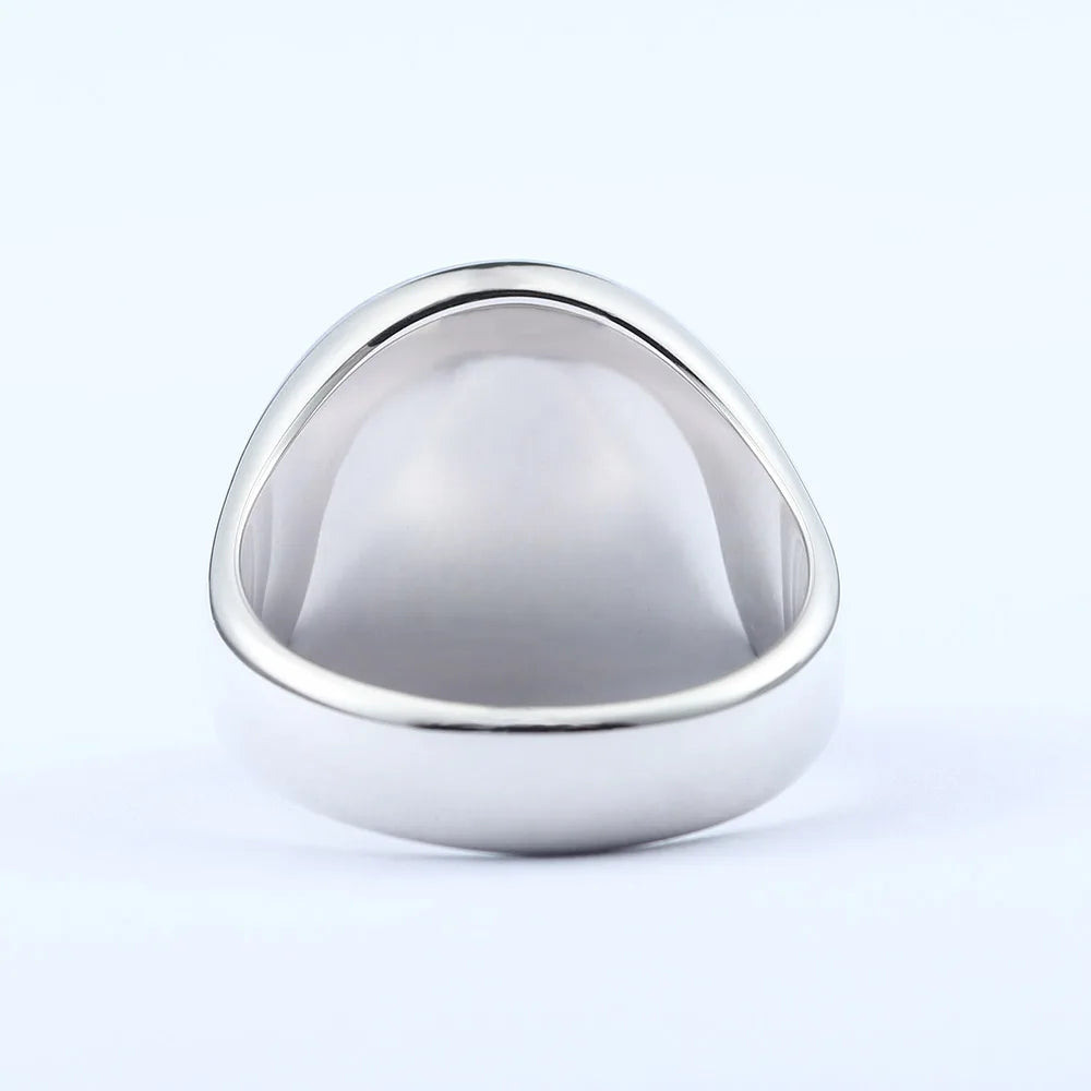 Lovers Agate Fashion Sterling Silver Ring