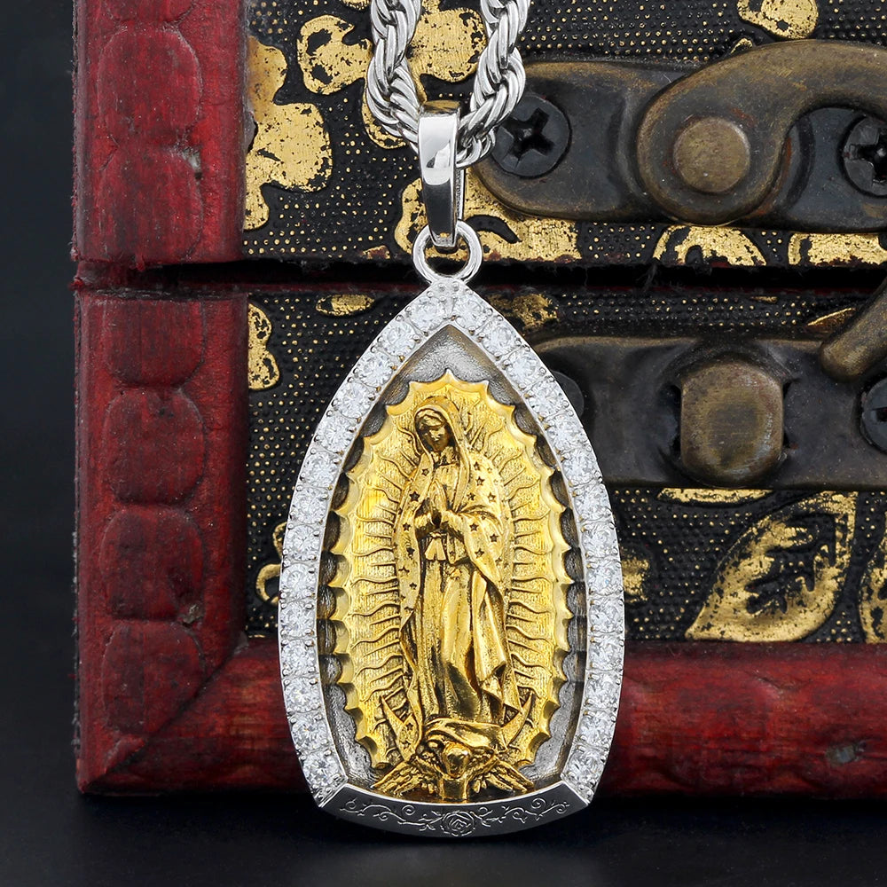 Virgin Guadalea Mary Pendant