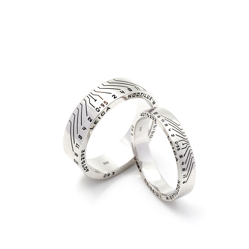 Custom Shutterbug Camera Lens Photographer Shutterbug E60 Sand Finish Sterling Silver Ring