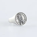 Praying Hands Jesus Christ Cross Hope Wisdom Faith Courage Pray For Us Silver Ring