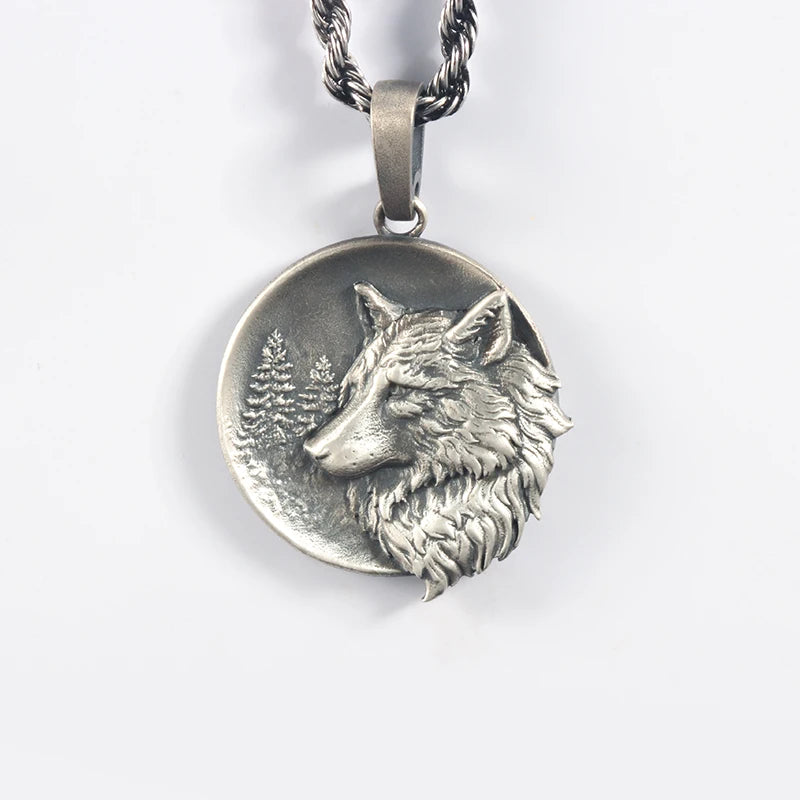 The Wolf And The Forest Pendant Unity Brave Show Leader Temperament