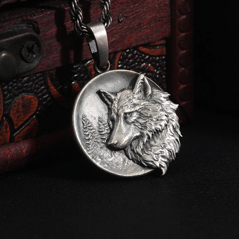 The Wolf And The Forest Pendant Unity Brave Show Leader Temperament
