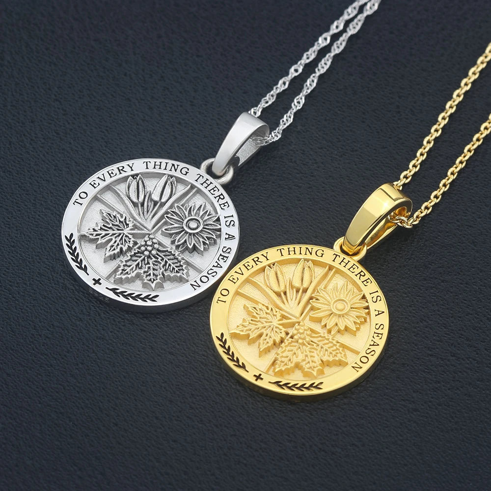 Bible chapter Ecclesiastes In Heaven of Christian wisdom printed  pendant