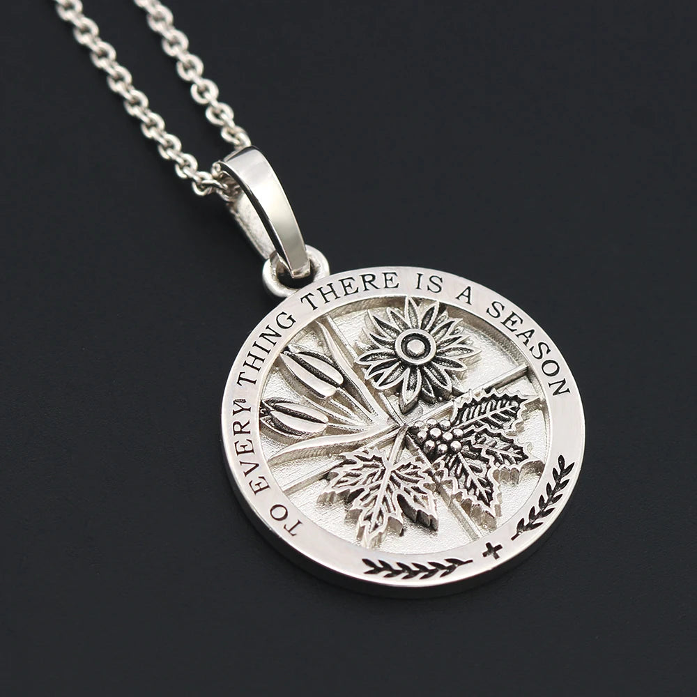 Bible chapter Ecclesiastes In Heaven of Christian wisdom printed  pendant