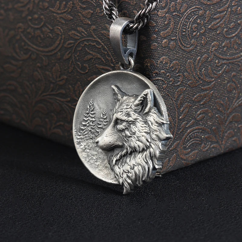The Wolf And The Forest Pendant Unity Brave Show Leader Temperament