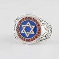 David's Star Of Solomon For The Hanukkah Gifts Jerusalem Silver Ring
