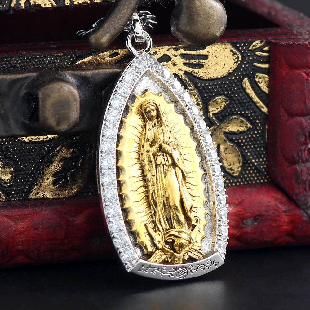 Virgin Guadalea Mary Pendant