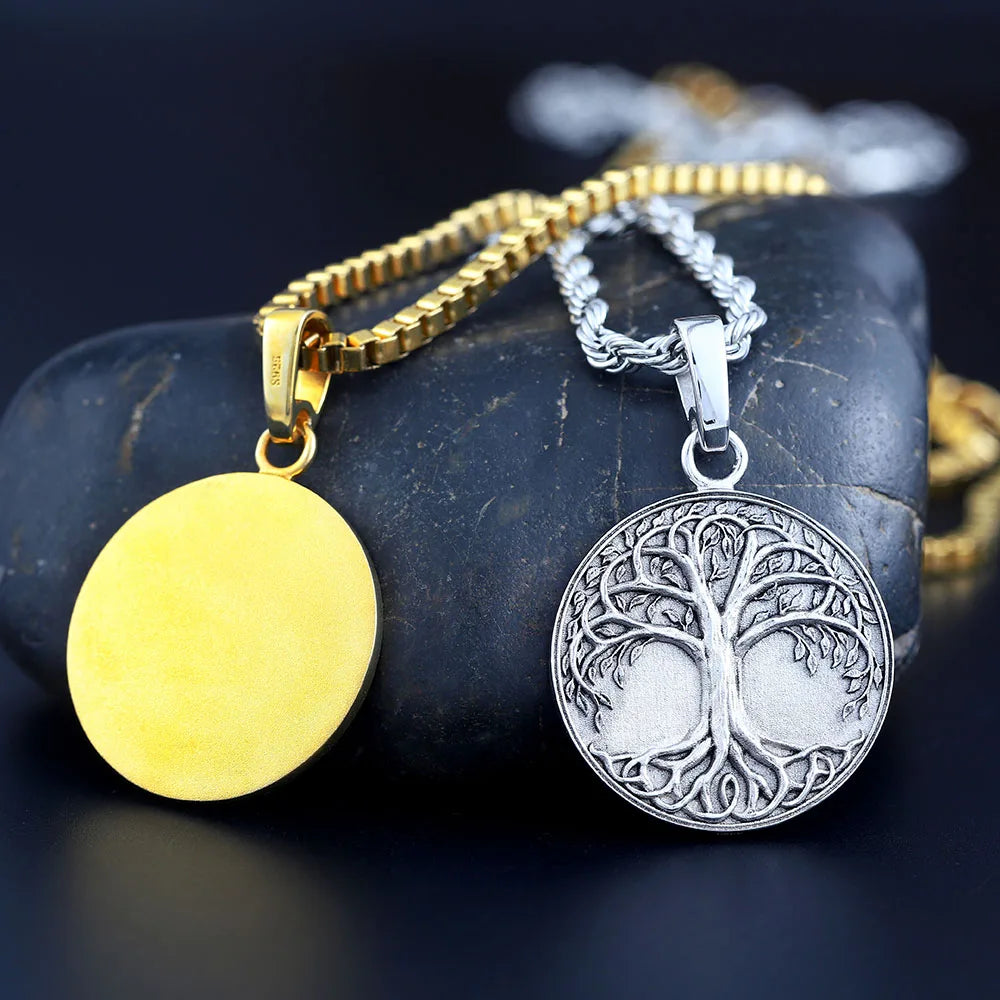 Leaf Continuation Of Life One Tree Sterling Silver Pendant