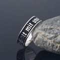 Gott Mit Uns Iron Cross Symbol Germany Sterling Silver Ring