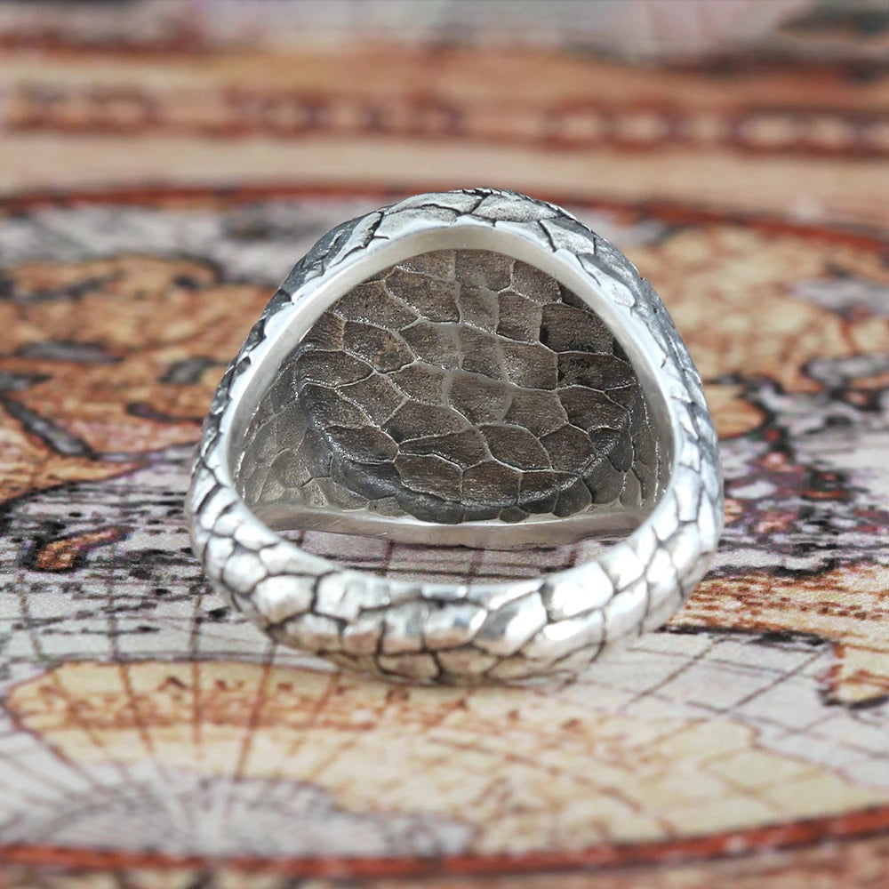 Indian Chief Biker Rock Punk Silver Ring